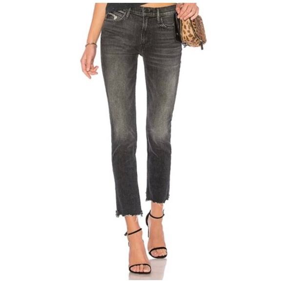 Mother Superior The Flirt Chew Straight Leg Jeans in Of Cats & Kings Size 26 - Picture 11 of 11